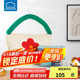 乐扣乐扣（LOCK&LOCK）清新玻璃保鲜盒微波饭盒三件套(630ml*2+便当包)LNG428S601薄荷绿