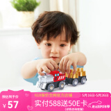 Hape轨道玩具 儿童玩具木质拼插多层大型火车轨道套装男女小孩 E3751 勘探转轮火车
