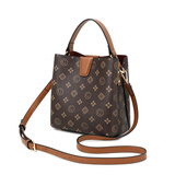 纪诗哲轻奢品牌包包女包女士水桶包手提包单肩斜挎送妈妈老婆生日礼物侈 咖啡色