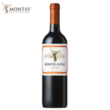 MONTES智利进口红酒 蒙特斯欧法系列葡萄酒750ml 欧法马尔贝克单支