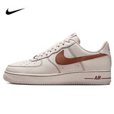 耐克NIKE男子休闲板鞋空军一号AIR FORCE 1运动鞋HQ2037-101米棕42.5