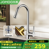 九牧（JOMOO）厨房水龙头冷热家用单把水槽龙头万向旋转洗碗洗菜盆水龙头 【铜合金】万向无铅过水33230
