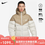 耐克NIKE羽绒服男短款WR 650-D FLD外套FB8178-247美拉德卡其XL
