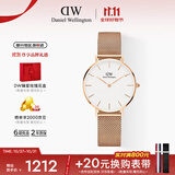 丹尼尔惠灵顿（DanielWellington）DW手表女表 简约女士手表 时尚欧美表送女友生日礼物DW00100163