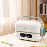 生活元素（LIFE ELEMENT）电热饭盒 办公室一人餐吃 双层陶瓷内胆 多功能 母婴辅食制作 蒸/煮/炖/酸奶 智能便携便当盒-F91