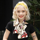 达芬奇密码丝巾女母亲节高档领巾妈妈生日情人节礼物围巾 链恋锁心