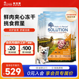 耐吉斯鲜肉夹心狗粮12kg成犬幼犬益生菌鸭肉梨犬粮1.5kg*8包