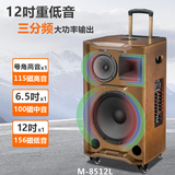 曼龙（MALONE） 三分频户外广场舞音箱蓝牙大功率音响重低音演出唱歌K歌移动拉杆网红直播带无线K歌话筒 M-8510旗舰(升级版)+2个话筒