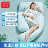 佳韵宝（Joyourbaby）孕妇枕护腰侧睡枕u型孕妇抱枕多功能孕妇睡觉神器凉感莱赛尔款