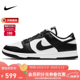 耐克NIKE女复古休闲板鞋 熊猫DUNK缓震运动鞋 DD1503-101白黑37.5
