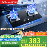 万和（Vanward）国家补贴20%【小灶君】B6液化气燃气灶具煤气炉钢化玻璃双灶嵌入式4.5kW家用猛火一级能效 B6L60
