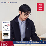 TOMMY HILFIGER【出走都市防水】春夏男装微抓绒风衣款软壳夹克外套J2787 曜石黑BDS M （推荐：135-150斤）