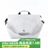 光影行星（GYXX）阿波罗机能斜挎包男士磁吸扣单肩手提大容量潮牌邮差电脑包 无U盘-灰白大(适合16寸轻薄电脑)