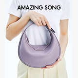 Amazing Song乙颂女包【生日礼物】半月包小号单肩斜挎包手提女包通勤腋下包