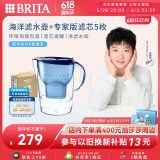 碧然德（BRITA）过滤净水器 家用滤水壶 净水壶 海洋系列 3.5L（蓝）+专家版滤芯5枚 环保加固包装