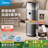 美的（Midea）【九重净化】空气净化器加湿一体/除甲醛甲苯/除烟味异味过敏源/宠物吸猫毛消毒机森林家600pro