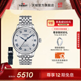 天梭（TISSOT）官旗  瑞士手表力洛克系列时尚自动机械男表父亲节礼物 20周年纪念款T006.407.11.033.03