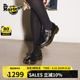 马丁（DR.MARTENS）8065 Mary Jane芭蕾夏舒适光面皮浅口皮鞋玛丽珍鞋 黑色 39