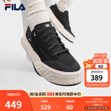 斐乐（FILA）官方川行鞋FOSSO男鞋复古帆布鞋新款休闲鞋 黑-BK 42.5