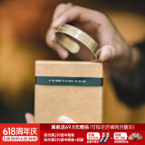 马登福叔 美式复古925纯银简约长款项链男女阿美咔叽潮流百搭工装吊坠配饰 白铜手环