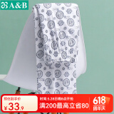 AB内衣纯棉家居裤长裤宽松男士皮筋高腰中年全棉薄夏印花睡裤休闲 小马头 L