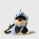 OIMG可爱蜜蜂小狗挂件背包钥匙扣包包挂饰钥匙扣玩偶挂件送女生日礼物 小象头套款【10cm】 默认尺寸