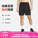 耐克（NIKE）男运动短裤 夏季梭织短裤休闲裤 凉爽轻便 DV9858-010 黑 XL