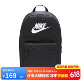耐克NIKE双肩包中性电脑包旅行HERITAGE休闲包书包 DC4244-010黑中