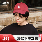 MLB棒球帽男女【女明星虞书欣同款】鸭舌帽软顶3ACP7701N-07WIS