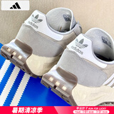 阿迪达斯 （adidas）三叶草男鞋 25夏季新款运动鞋休闲透气网面老爹鞋缓震跑步鞋子男 灰/浅褐色/白/老爹鞋 42.5 265mm