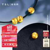 谢瑞麟（TSL）黄金转运珠足金路路通百单品不含手绳YS009 约0.25g