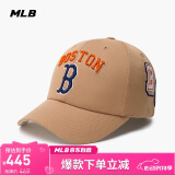 MLB帽子男女情侣学院风大GOLO硬顶系棒球帽3ACPV044N-43CAL-F