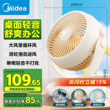美的（Midea）【小型风扇】轻音台式桌面空气循环扇家用柔风电风扇宿舍办公迷你台扇落地扇空调伴侣 GAF18AD