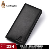 暇步士（Hush Puppies）男士钱包真皮休闲钱包长款钱包多卡位钱夹520礼物送男友实用