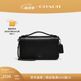 蔻驰（COACH）【专享直降】女士BEA斜挎包休闲通勤高级感简约复古夏季女包 黑色
