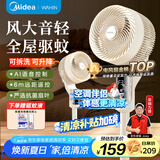 华凌美的【智能语音】空气循环扇家用电风扇大风力交流定频卧室遥控台式落地扇轻音节能桌面WH-FGA2401