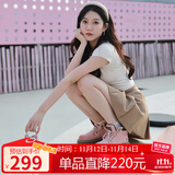 骆驼（CAMEL）【山丘】经典大黄靴反绒马丁靴户外工装靴 L23W076065 粉色 38