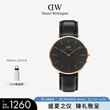 丹尼尔惠灵顿（DanielWellington）DW手表男士休闲商务皮带男表时尚穿搭欧美表父亲节礼物DW00100127