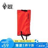 黑冰（BLACKICE）雪套户外登山徒步装备沙漠穿越防沙脚套防虫防风防水保护鞋套 红色 M