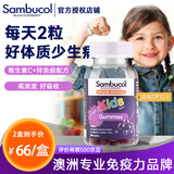 Sambucol澳洲善倍康小黑果黑接骨木莓儿童多种维生素软糖补锌儿童每日营养 增强免疫力 黑接骨木软糖50粒【一瓶装】