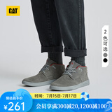CAT卡特休闲鞋男士CODE系列户外百搭中帮鞋拼色板鞋休闲靴 灰色 39