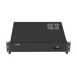 厚尚 2U工控机箱350MM深 黑色 台式机电脑主机服务器机箱支持m-atx主板atx标准电源位  黑色