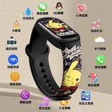 小米部依2025年新款智能儿童手环9女孩学生跑步计步运动智能手环侧边印花 潮流皮卡（DIY表盘+消息提醒+充电款）