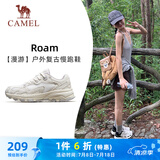 骆驼（CAMEL）漫游户外复古慢跑鞋女休闲运动 K23S09L7014-1 米白/香芋紫 40