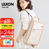乐上（LEXON）双肩包14英寸商务笔记本电脑包时尚休闲书包女背包出差户外旅行包