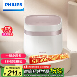 飞利浦（PHILIPS）【25分钟旋风煮】多功能1.8L迷你电饭煲全隐藏式触控顶屏 24小时智能预约电饭锅HD3072/20白色