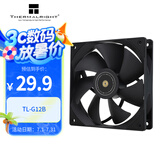 Thermalright(利民) TL-G12B 黑色12cm机箱风扇 液压 轴承 4PIN PWM 风扇 串接PWM接头 1500调速风扇