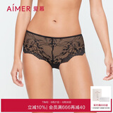爱慕女士内裤性感蕾丝夏季薄包臀弹力中腰平角内裤AM237541 165