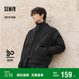 森马棉服男防水防油防污防风冬装厚飞行员棒球领夹克109724112101