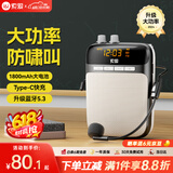 索爱（soaiy）S318PRO小蜜蜂扩音器教师专用防啸叫10W大功率U盘TF卡麦克风喇叭导游蓝牙音箱音响便携式 睿智黑